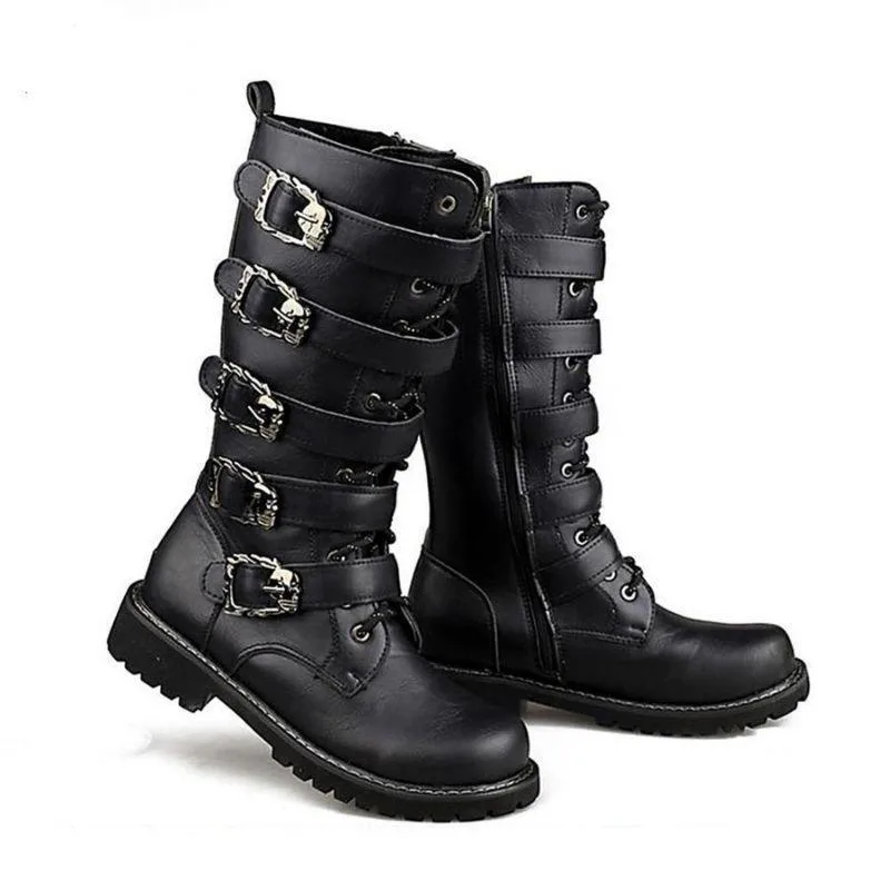 View 7 — Men’s steampunk boots — PU