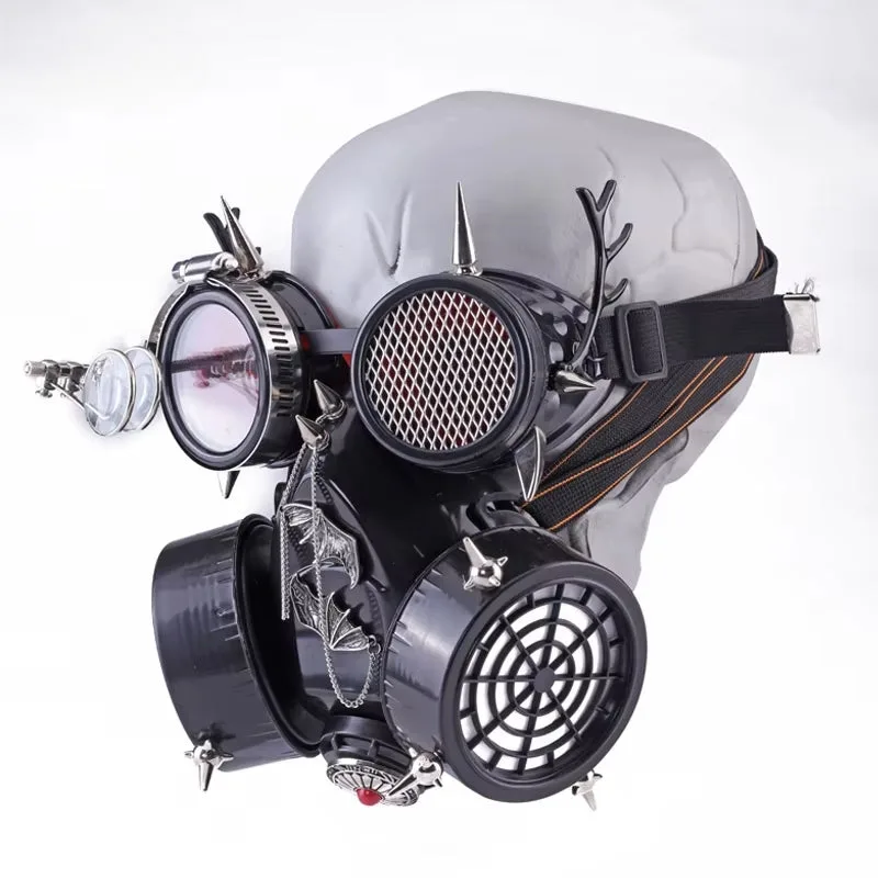 View 4 — Men’s steampunk mask — Gas costume accessory