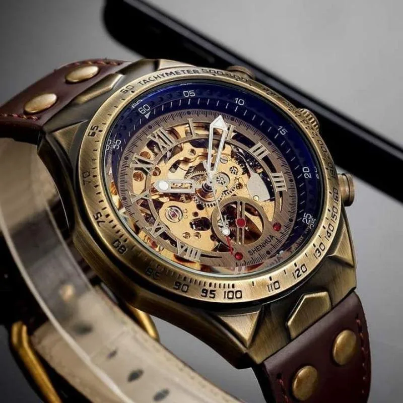 View 9 — Steampunk watch — skeleton