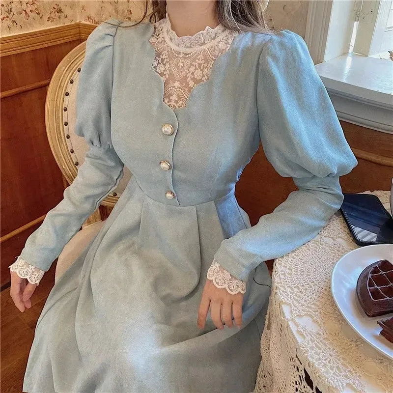 View 2 — Vintage-style steampunk dress — spirit