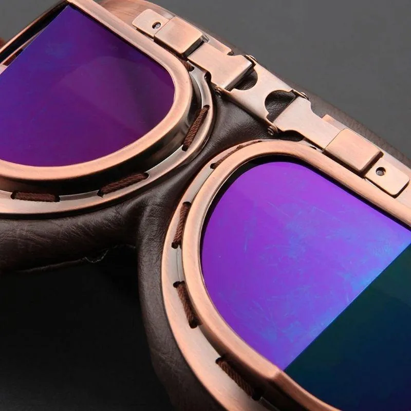 View 6 — Steampunk glasses — aviator