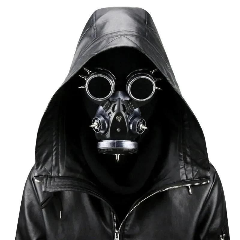 View 2 — Steampunk mask — Gas costume accessory futuristic Cosplay