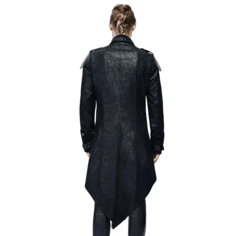 View 4 — Men’s steampunk coat — Long punk