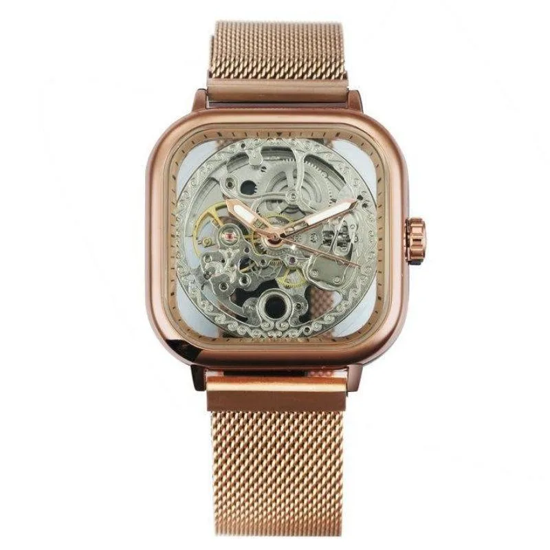 View 4 — Steampunk watch — visible movement
