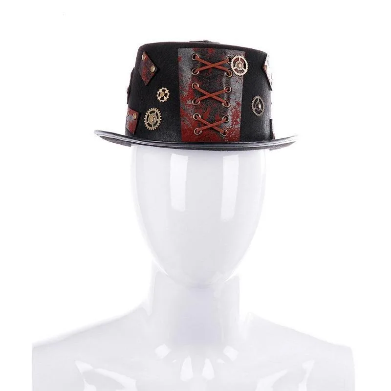 View 2 — Antique-style steampunk hat — Style