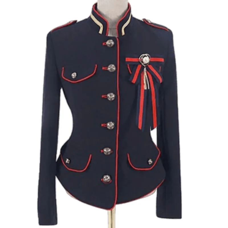 Women’s gothic steampunk jacket — military