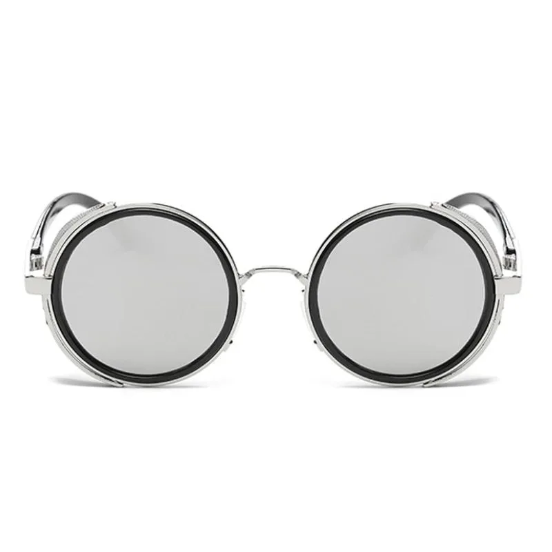 View 16 — Retro steampunk sunglasses — round