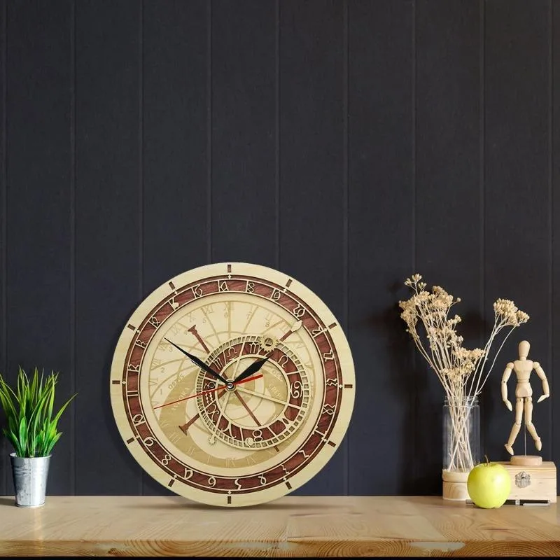 View 2 — Steampunk clock — astronomical