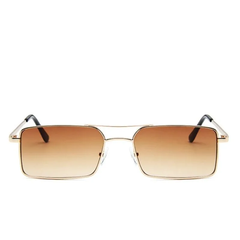 View 10 — Vintage-style steampunk sunglasses — rectangular
