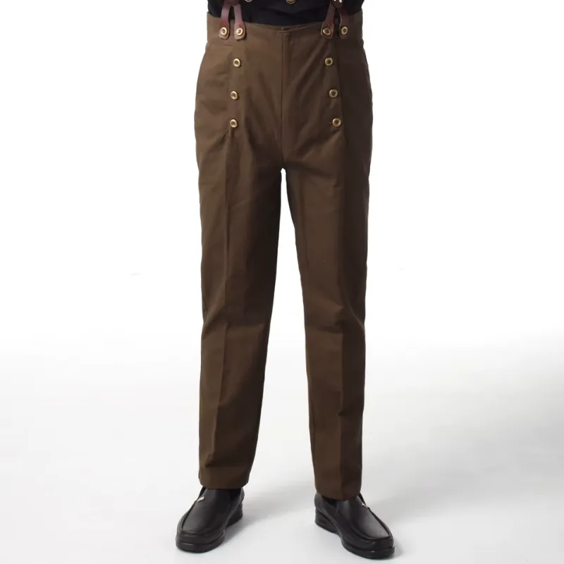 View 13 — Men’s Victorian steampunk trousers — clip