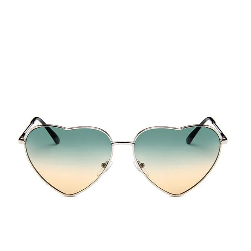 View 2 — Steampunk sunglasses — heart green