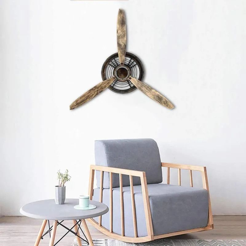 View 2 — Steampunk clock — propeller aeroplane