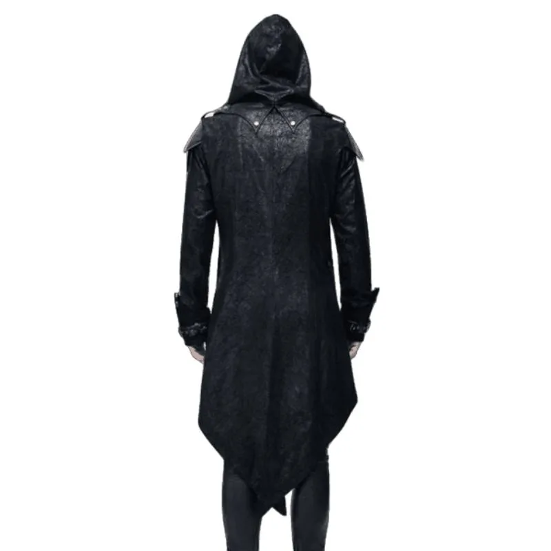 View 3 — Men’s steampunk coat — Long punk