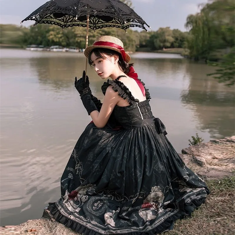 View 4 — Steampunk dress — Lolita black