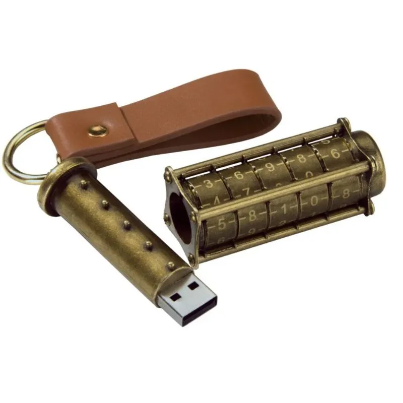 View 3 — Steampunk key USB encoded