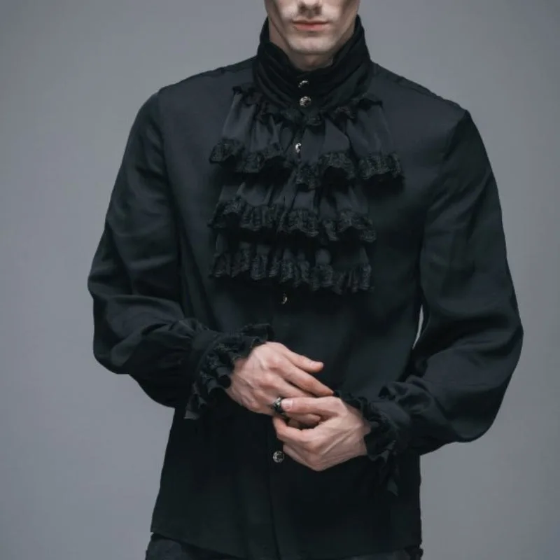 View 6 — Men’s Victorian steampunk shirt