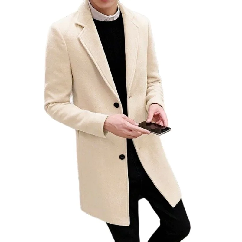 View 11 — Men’s steampunk coat — Pea long