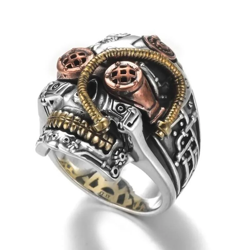 View 5 — Steampunk ring — Skull