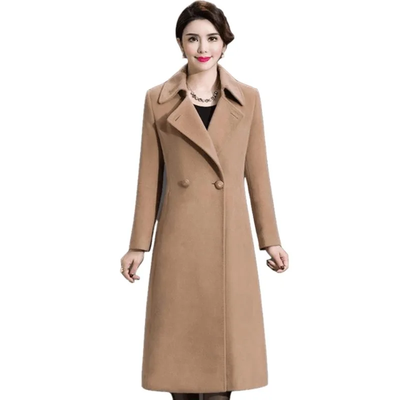 View 2 — Women’s vintage-style steampunk coat — long