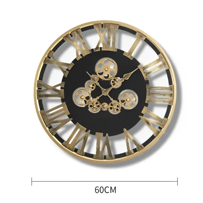 View 3 — Steampunk clock — cog rotating