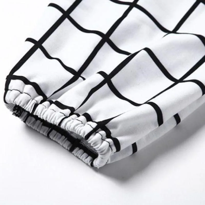 View 4 — Women’s gothic steampunk trousers — black and white