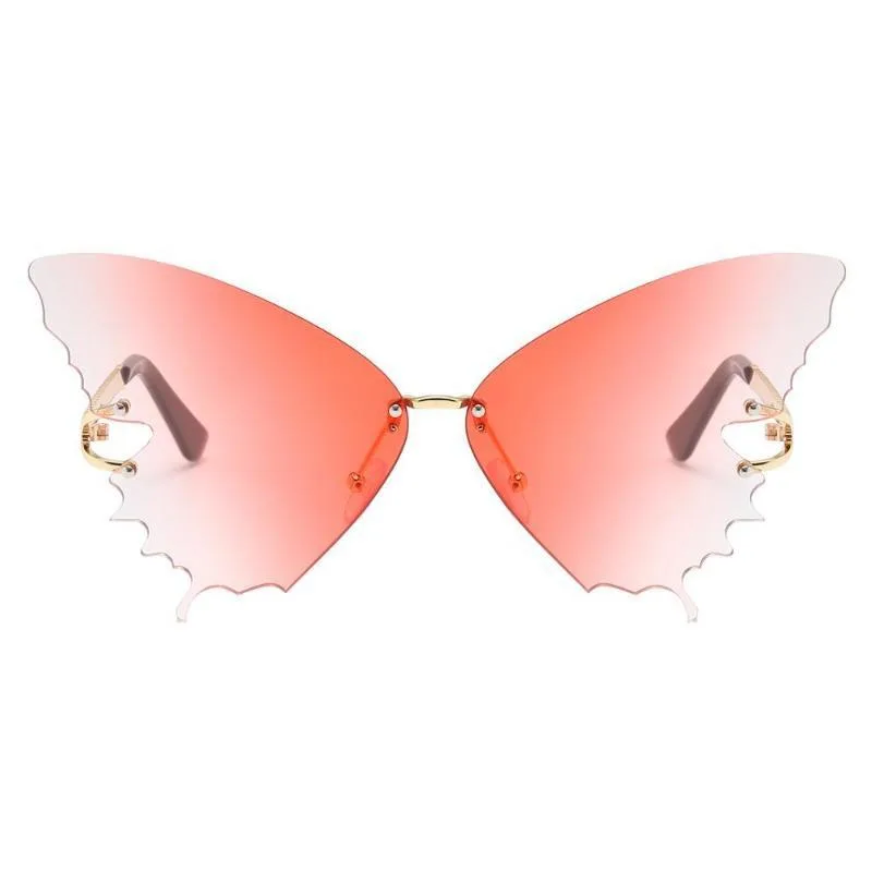 View 3 — Steampunk sunglasses — shape butterfly