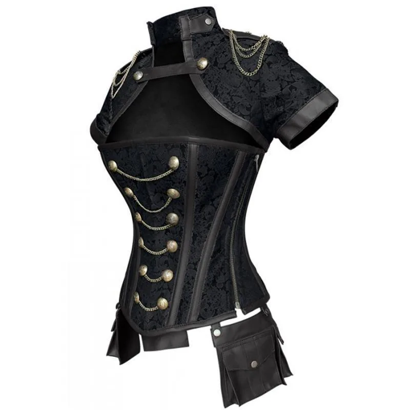 View 2 — Women’s gothic steampunk corset