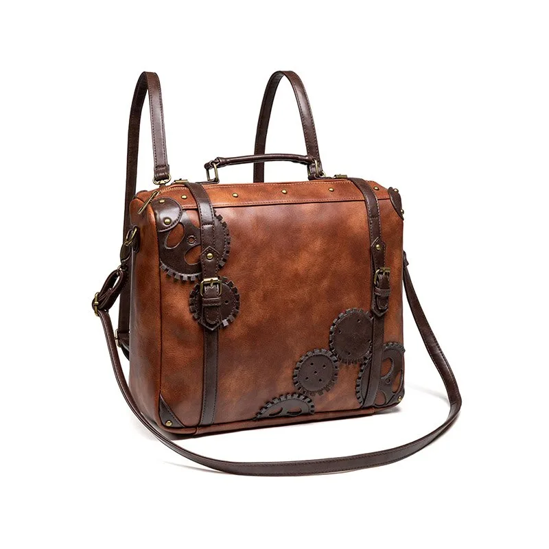 View 9 — Steampunk bag — faux leather / PU