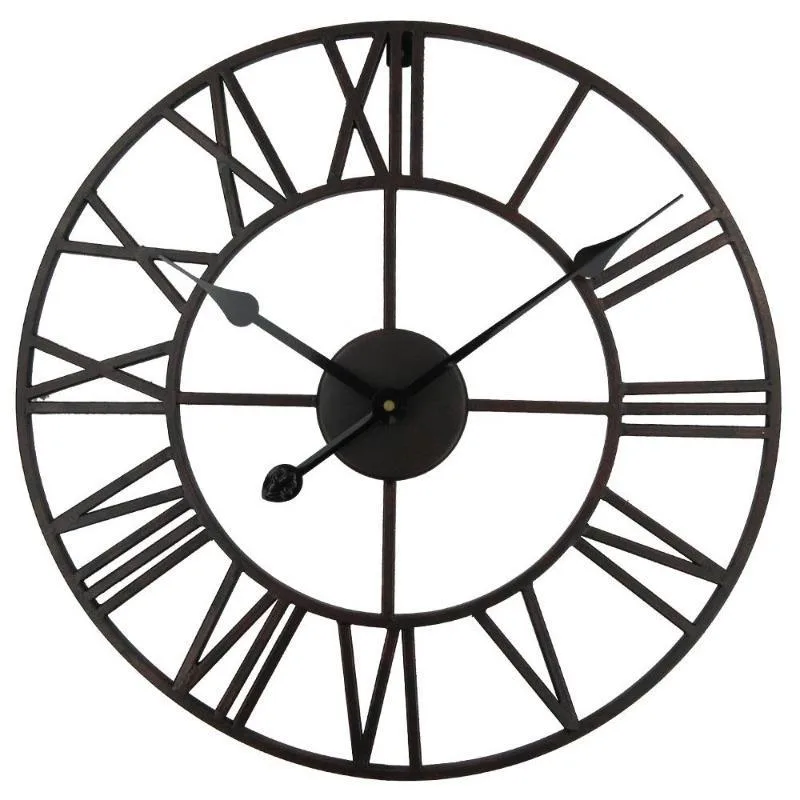 Vintage-style steampunk clock — 50 cm