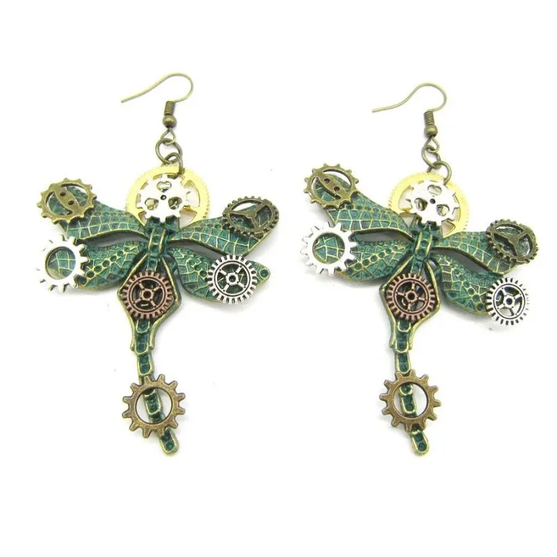 View 40 — Steampunk earrings — drop