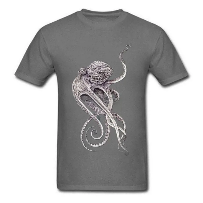 View 3 — Steampunk t-shirt — octopus