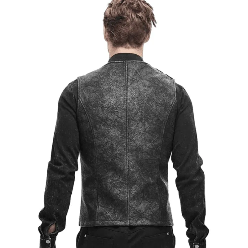 View 5 — Men’s asymmetric steampunk corset