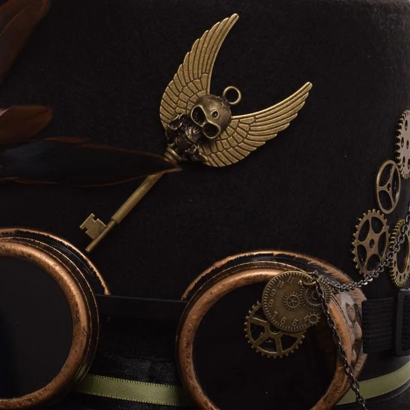 View 4 — Steampunk hat — 'explorer
