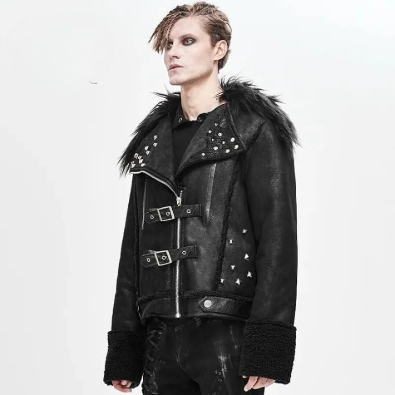 View 4 — Gothic steampunk jacket — punk decadent