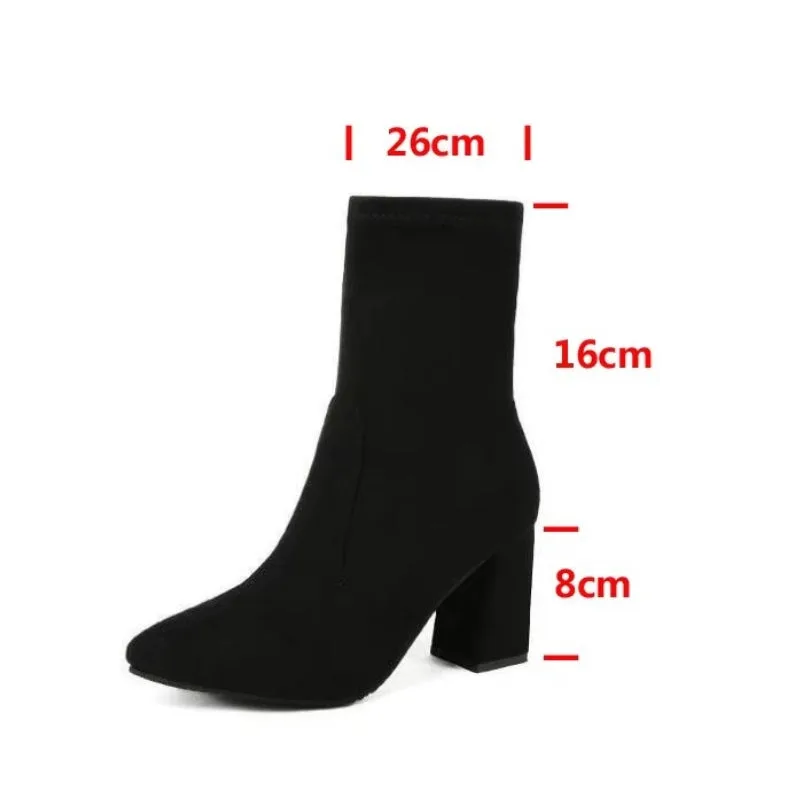 View 3 — Steampunk ankle boots — heel suede