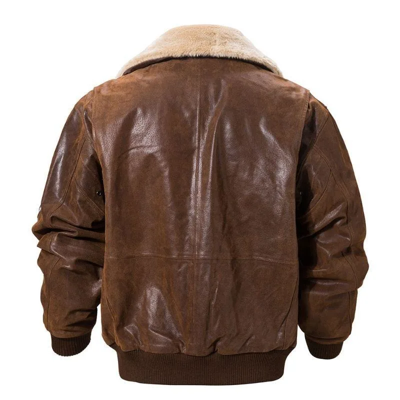 View 11 — Steampunk jacket — aviator leather