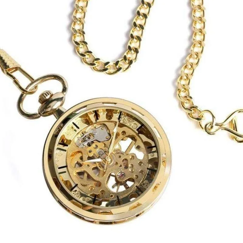 View 4 — Mechanical steampunk pocket watch — Ref. 6597462098005