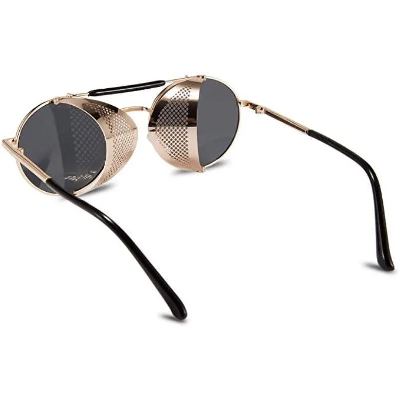View 5 — Steampunk sunglasses — round