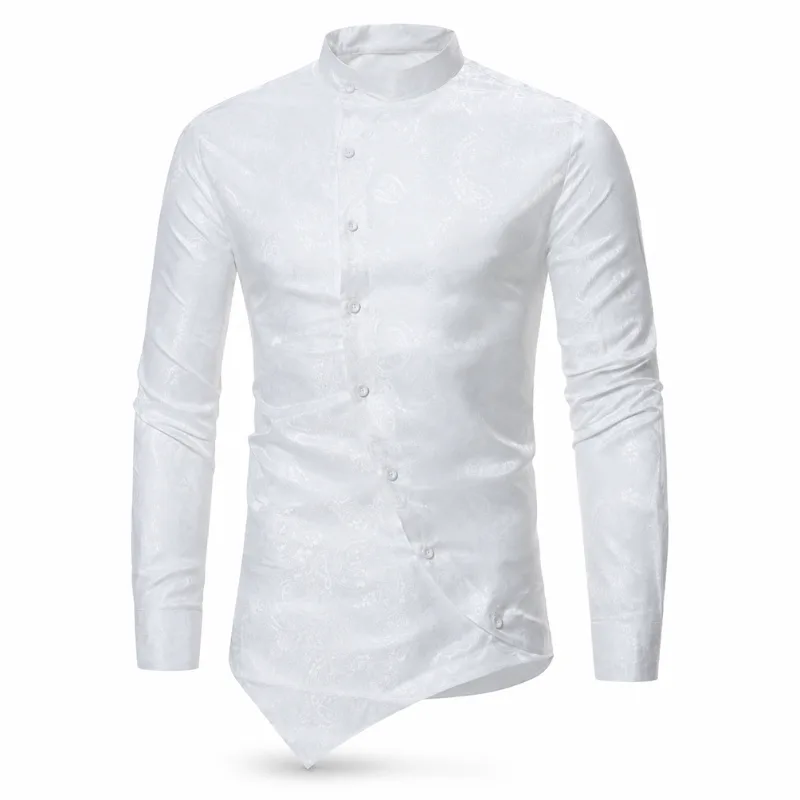 View 12 — Men’s asymmetric steampunk shirt