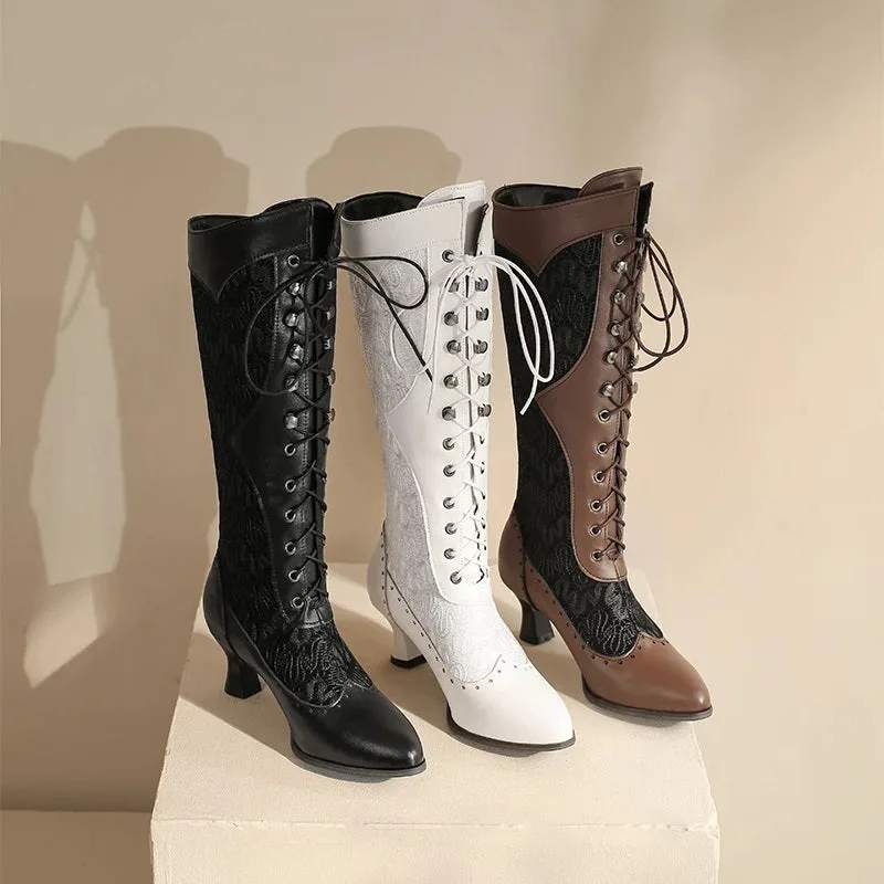View 10 — Victorian steampunk boots