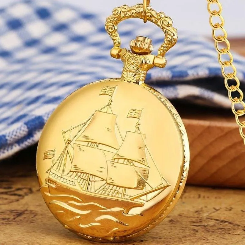 View 2 — Steampunk pocket watch — boat