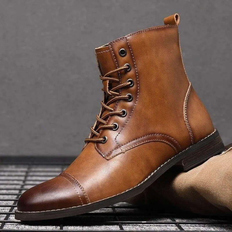 View 4 — Men’s steampunk ankle boots
