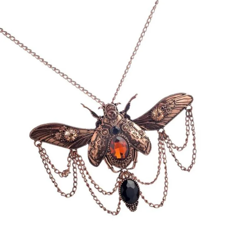 View 4 — Steampunk pendant — insect