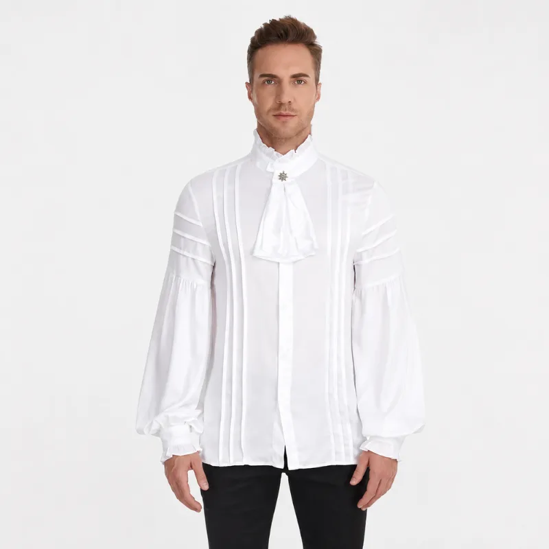View 2 — Men’s steampunk shirt — cravat