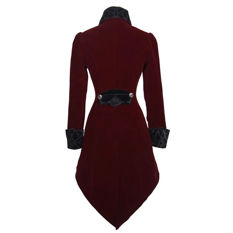 View 6 — Steampunk jacket — red