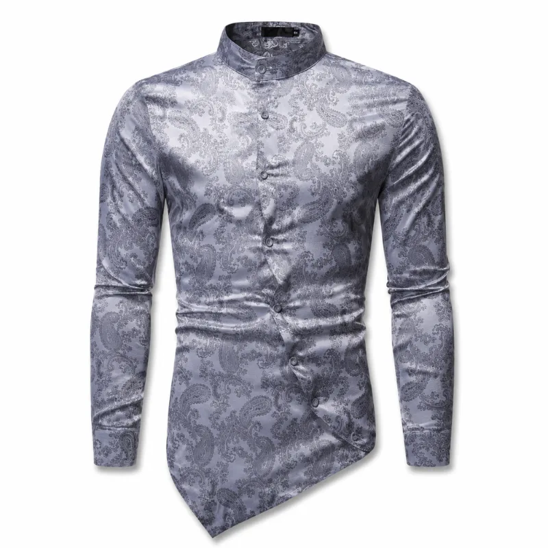 View 16 — Men’s asymmetric steampunk shirt