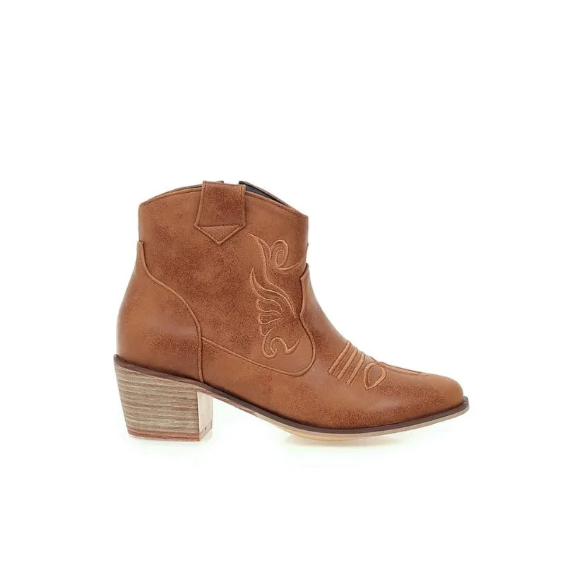 View 11 — Women’s steampunk ankle boots — Western