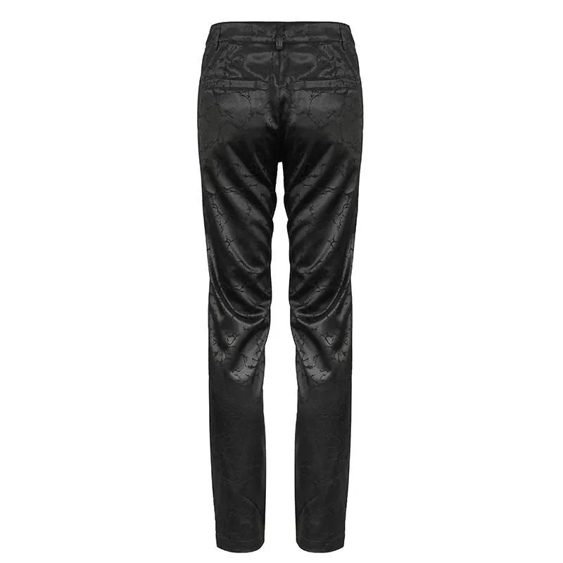 View 7 — Victorian gothic steampunk trousers — black