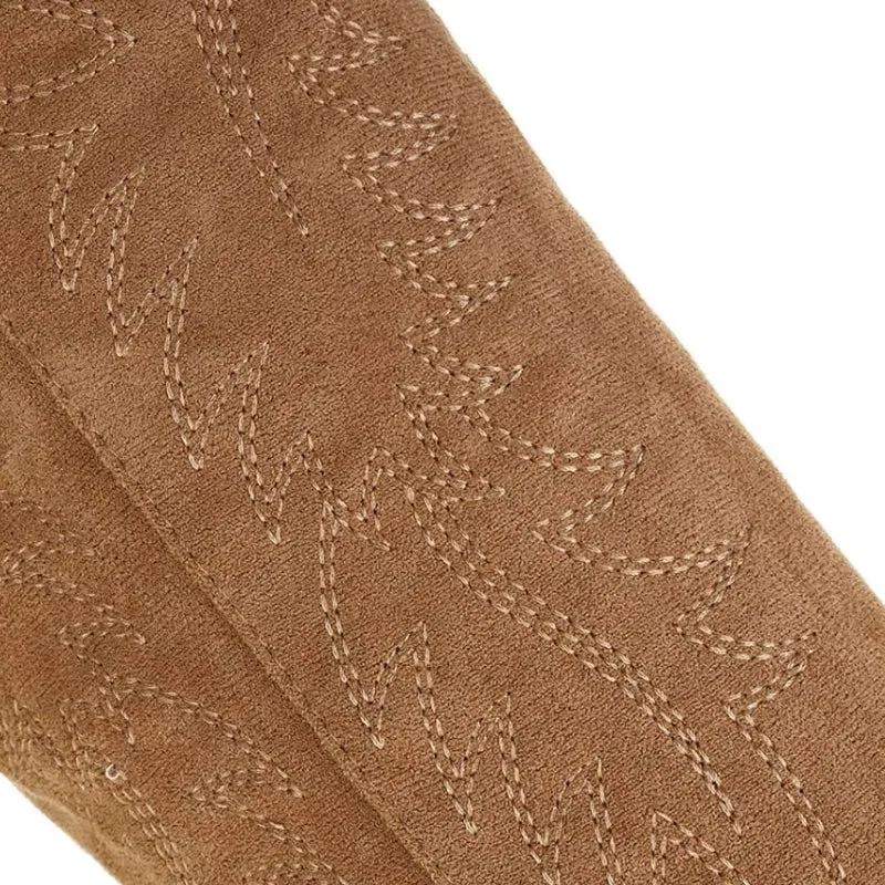 View 5 — Women’s steampunk boots — suede Western
