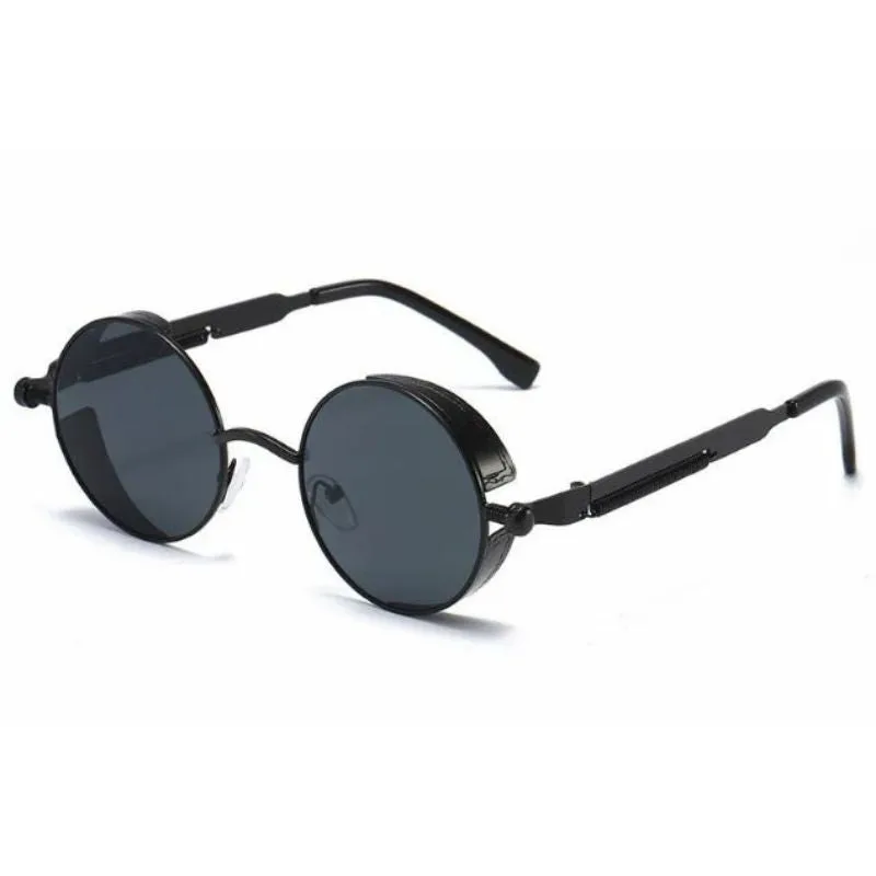 Vintage-style steampunk sunglasses